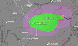 Ảnh hưởng của bão số 6, miền Trung sẽ mưa lớn từ đêm mai